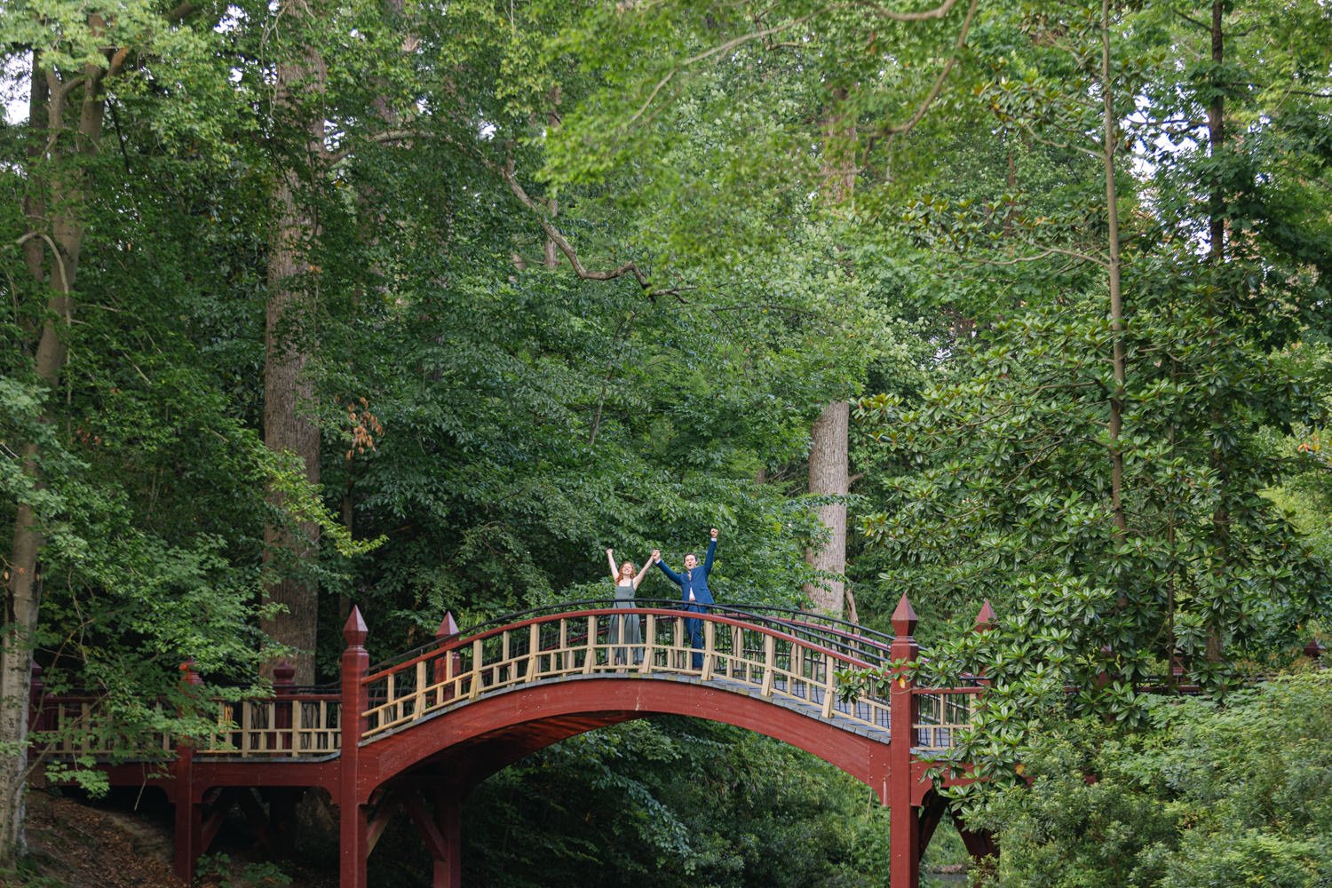  Crim Dell Bridge in Williamsburg Virginia 